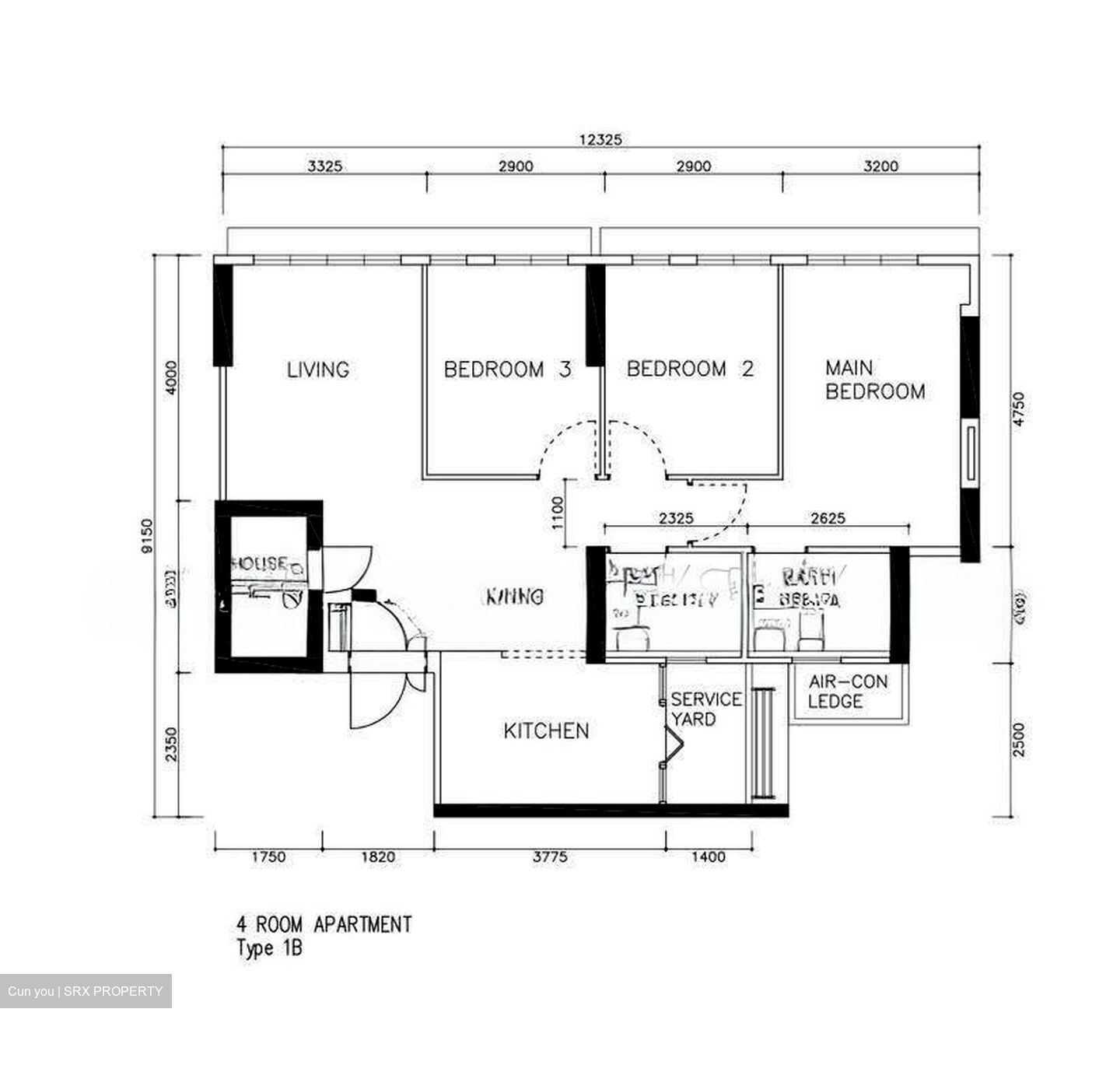 Blk 25A Saint George's Towers (Kallang/Whampoa), HDB 4 Rooms #629817391
